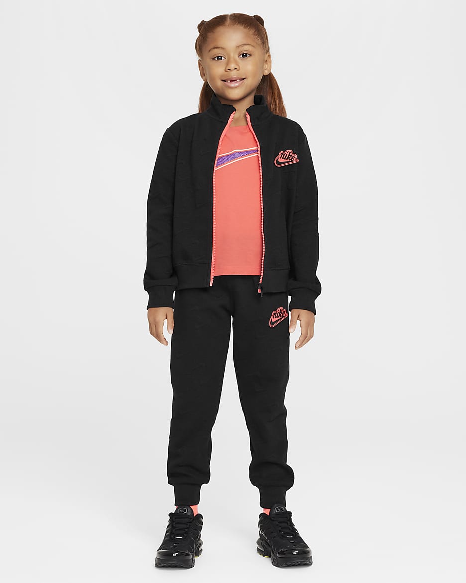 Little girl nike sweat suits best sale